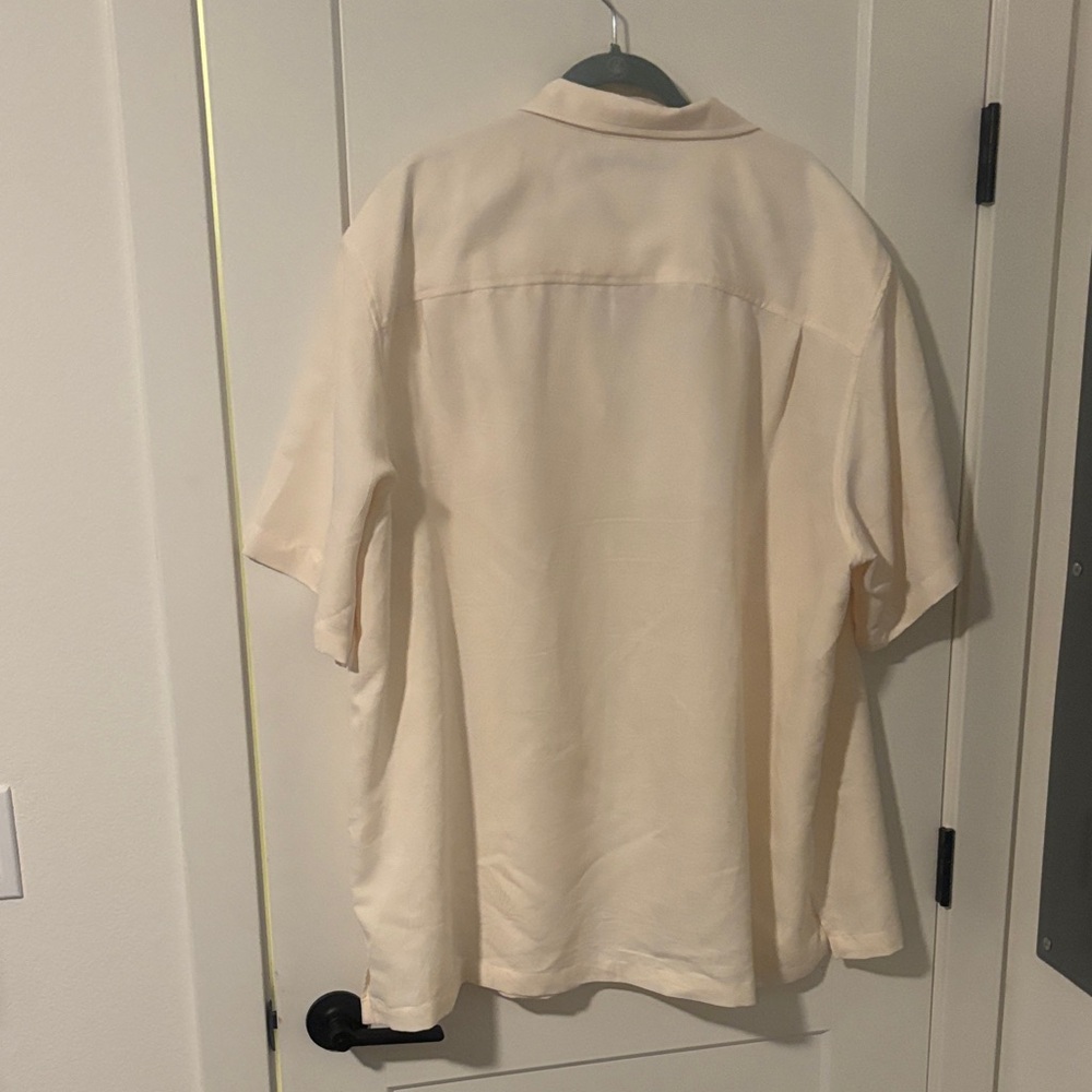 Caribbean Joe Cream Casual Button Down Shirt - Picture 2 of 4